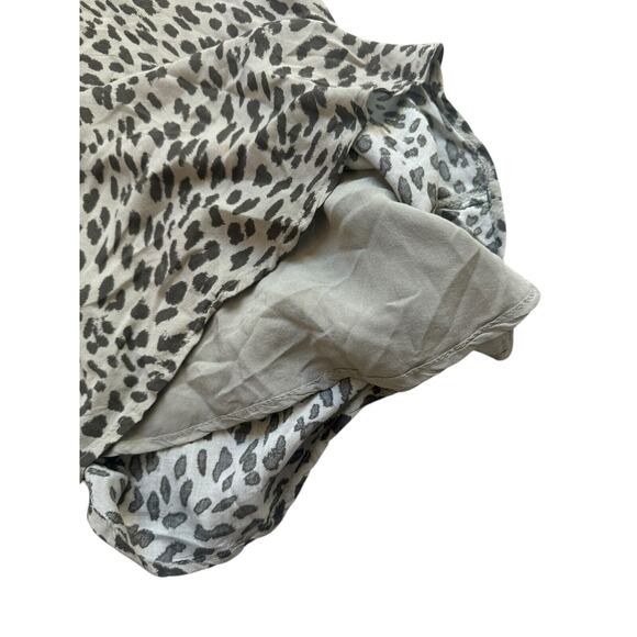 Cloth & Stone Anthropologie Animal Print Cheetah High Neck Dress Small - Picture 4 of 7